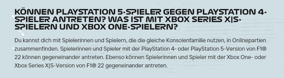 Does F1 22 Have Cross-Generation or Cross-Play Multiplayer? - GameRevolution